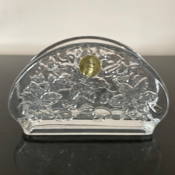 Fantasia Princess House Accents Princess House Glass Crystal Napkin